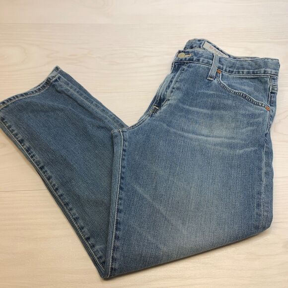 AG Adriano Goldschmied AG-Ed Denim Ex-Boyfriend Slouchy Slim Jeans Women Sz  32R - Picture 1 of 9
